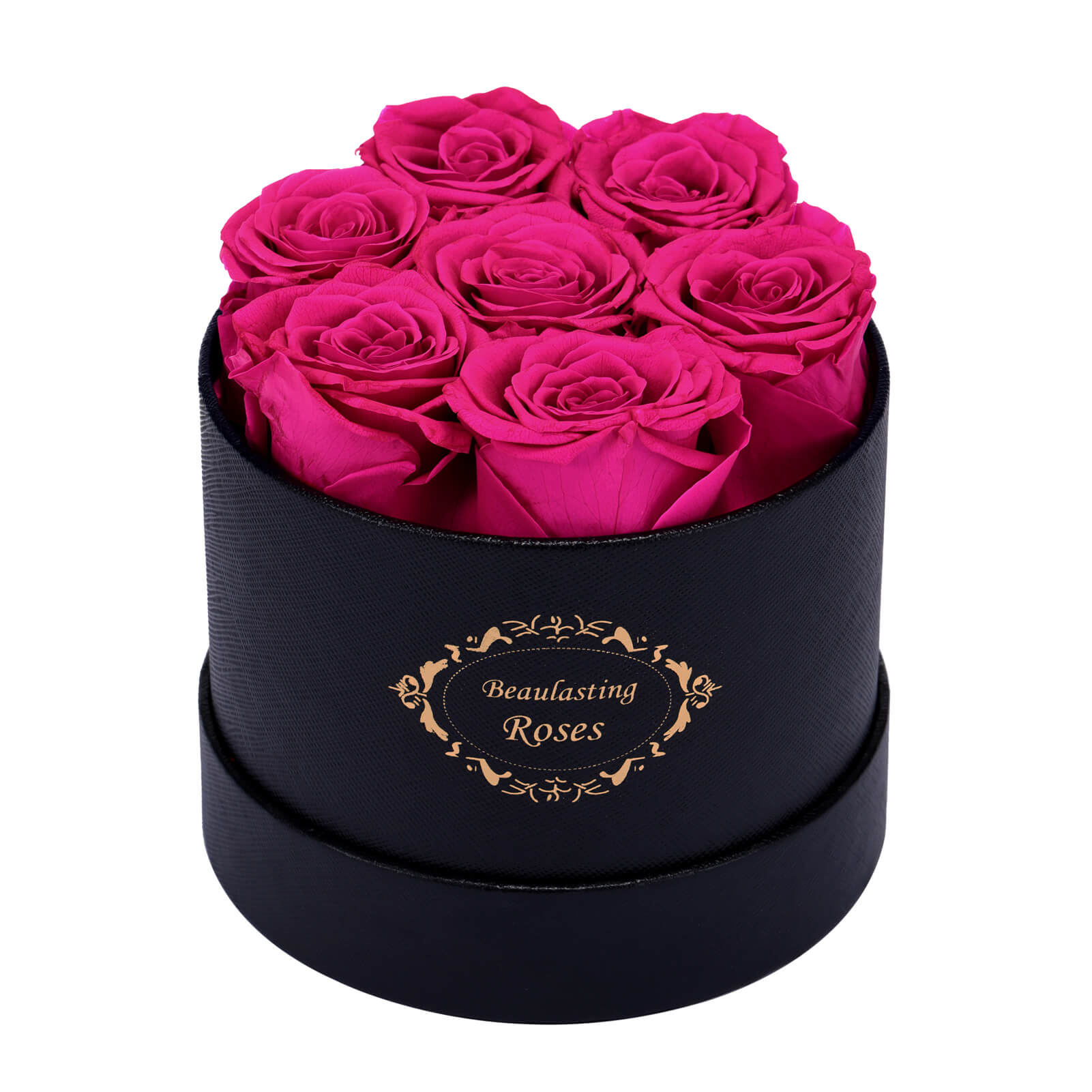 Preserved Roses That Last A Year in A Round Box Valentines Day Rose Box  Forever Flowers Roses Infinity Eternal Flower 